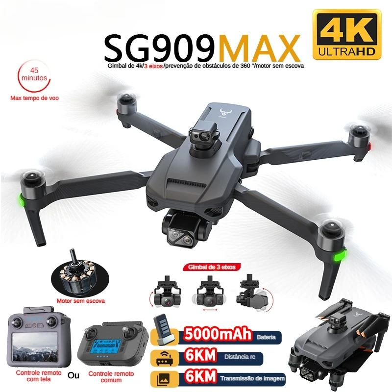 ZLL SG909 SG909MAX طائرة بدون  - مراجعة Drone Racing Camera وسعره